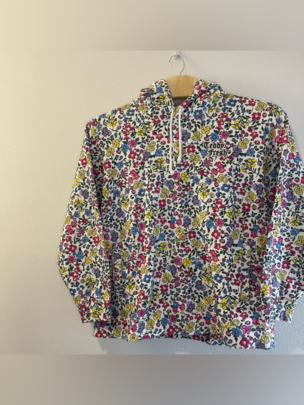 Teddy Fresh Grandma's Floral Hoodie 3XL H3H3 Cottagecore Streetwear Springs